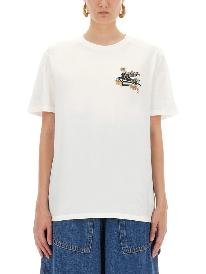 Etro Women T-Shirt With Pegasus