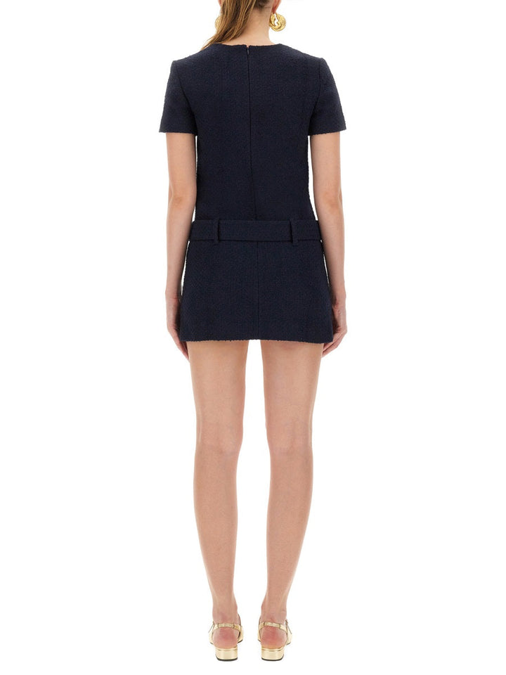 Self-Portrait Women Mini Boucle Dress