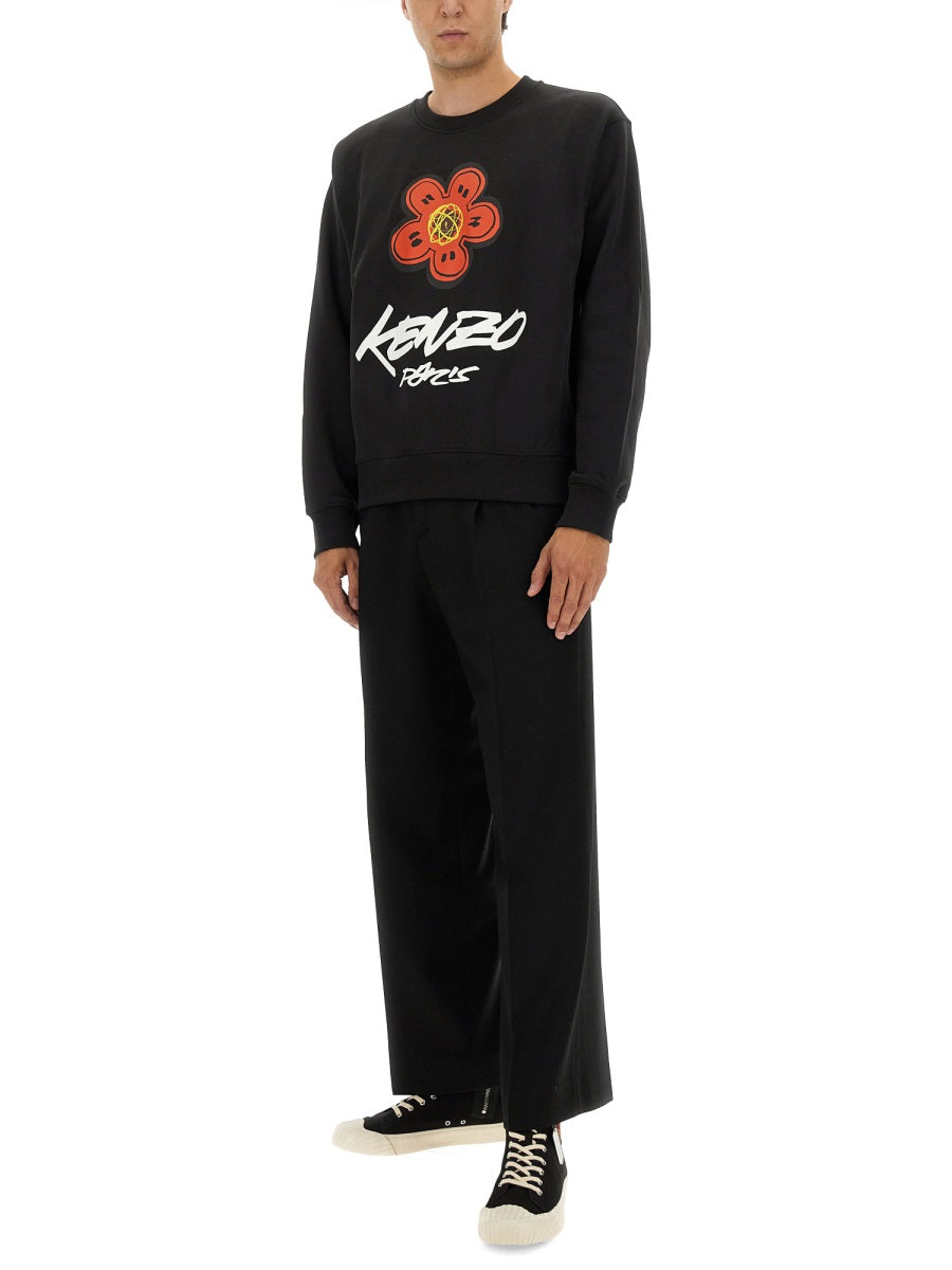 Kenzo Men Cotton Sweatshirt "Kenzo X Futura 2000"