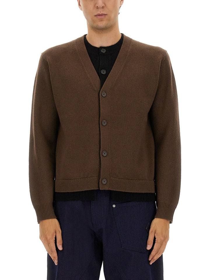 Jw Anderson Men Contrasting Layered Cardigan