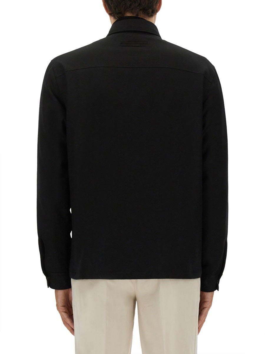Zegna Men Wool Shirt