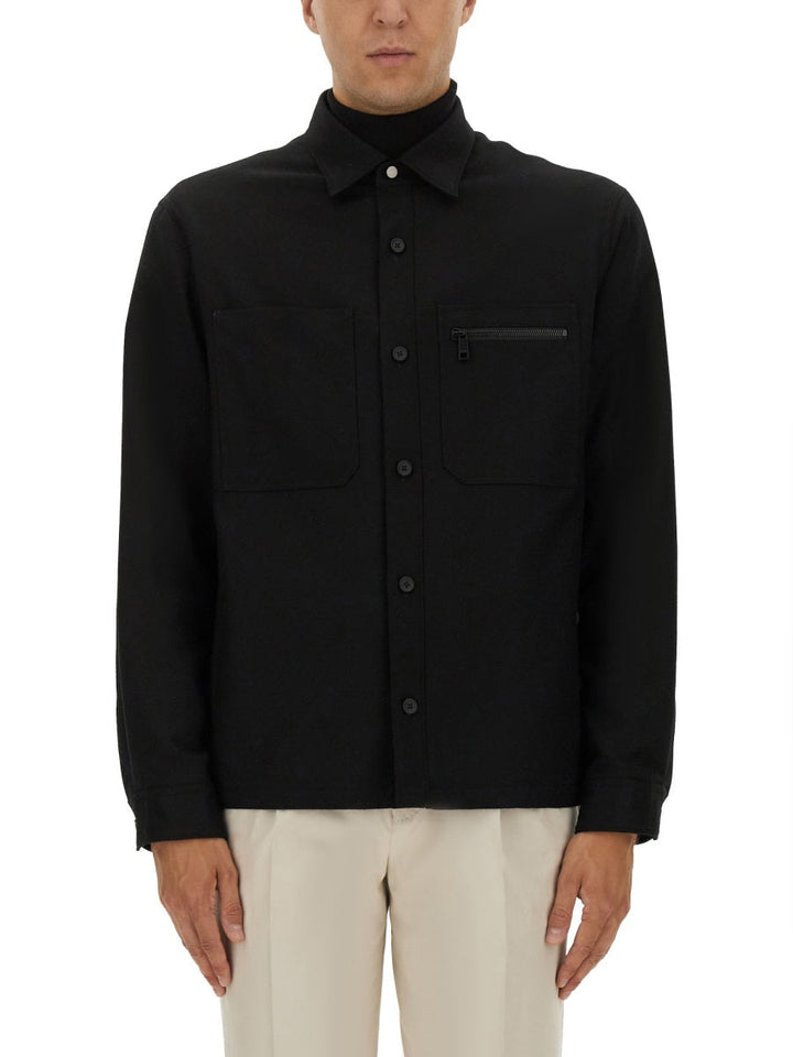 Zegna Men Wool Shirt