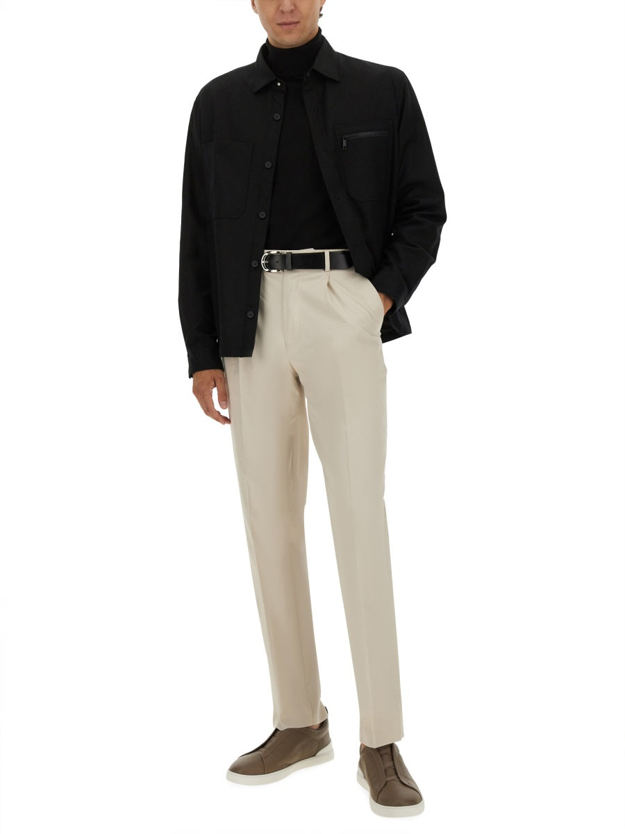 Zegna Men Wool Shirt