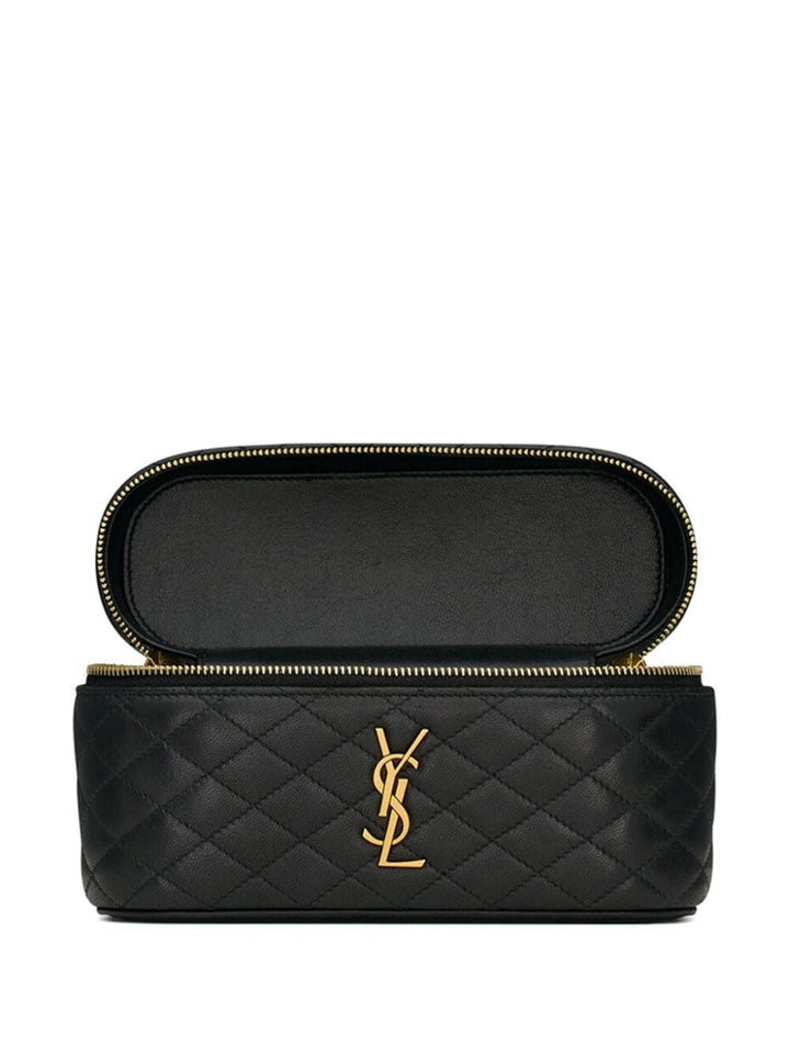 Saint Laurent Women Lambskin Gaby Vanity Bag