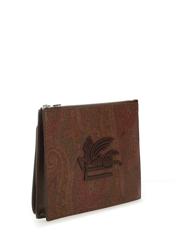 Etro Men Dpp Pouch "Essential Paisley"