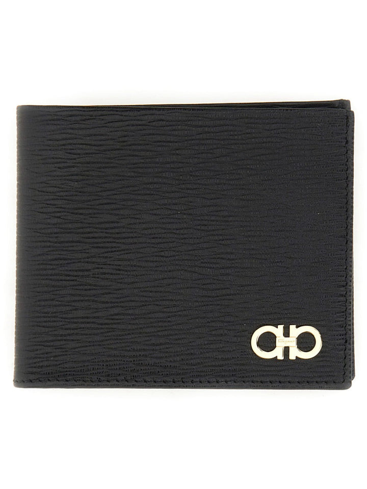 Ferragamo Men "Hooks" Wallet