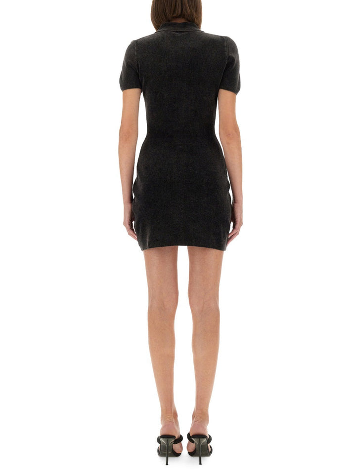 Alexander Wang Women Mini Dress With Polo Collar