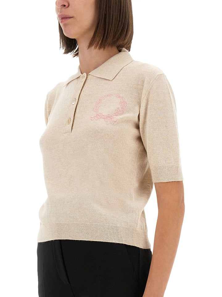 Moschino Women Polo Shirt With Logo