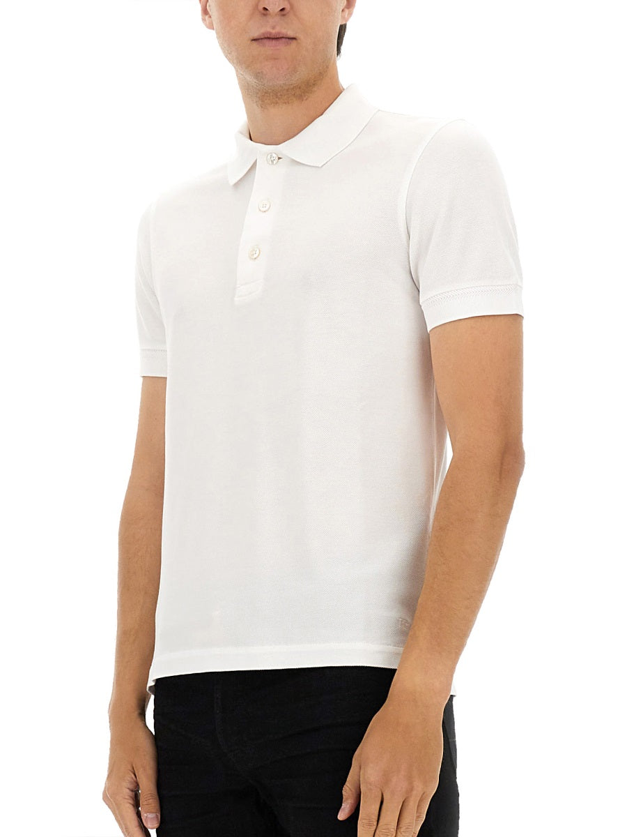 Tom Ford Men Pique Polo.