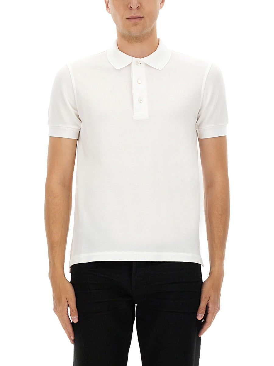 Tom Ford Men Pique Polo.