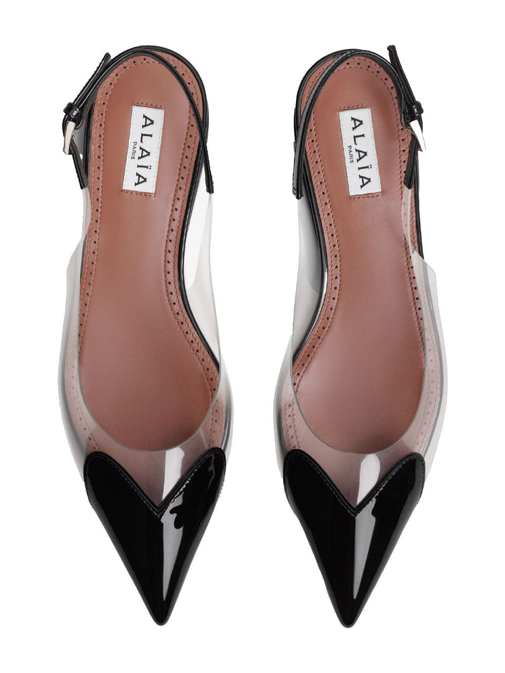 Alaia Women Le Cœur Flat Slingbacks