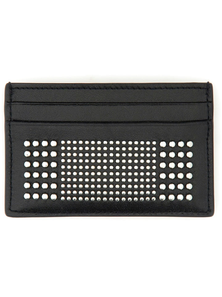 Alexander Mcqueen Men Leather Card Holder