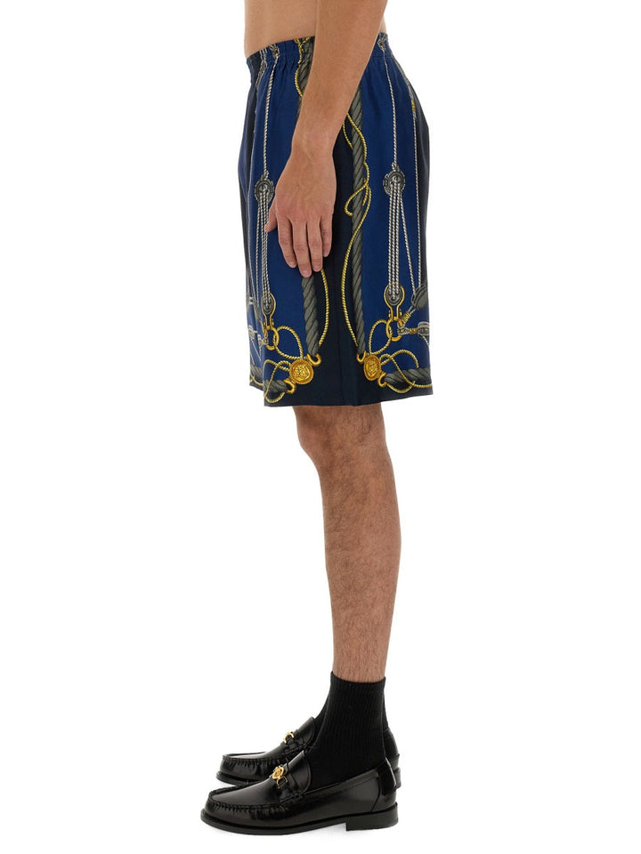 Versace Men Twill Bermuda Shorts