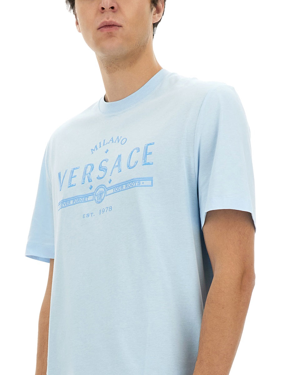 Versace Men T-Shirt With Logo