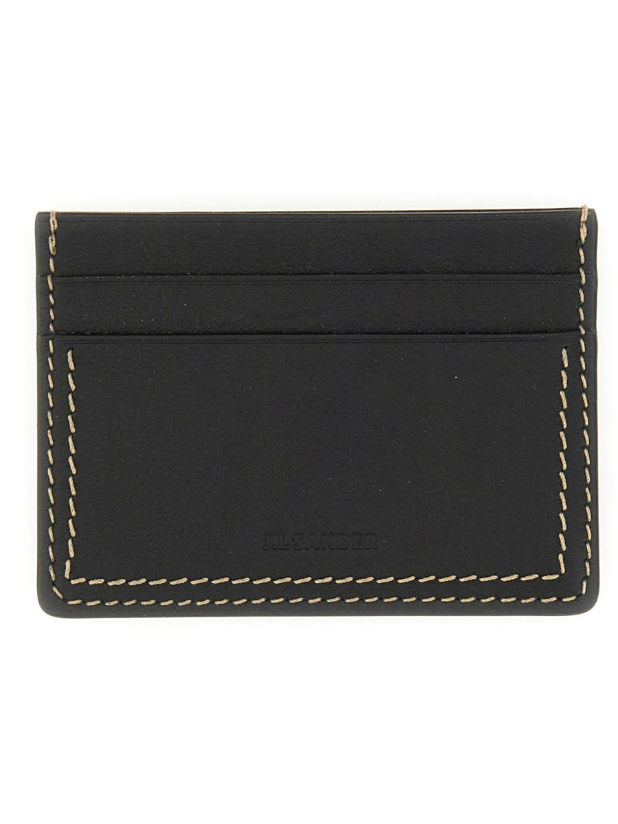 Jil Sander Men Leather Card Holder