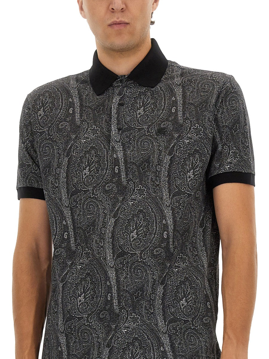Etro Men Polo Shirt With Print
