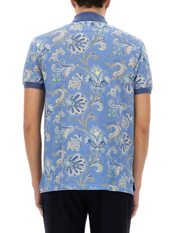 Etro Men Polo Shirt With Print