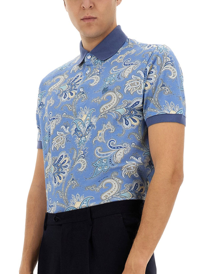 Etro Men Polo Shirt With Print