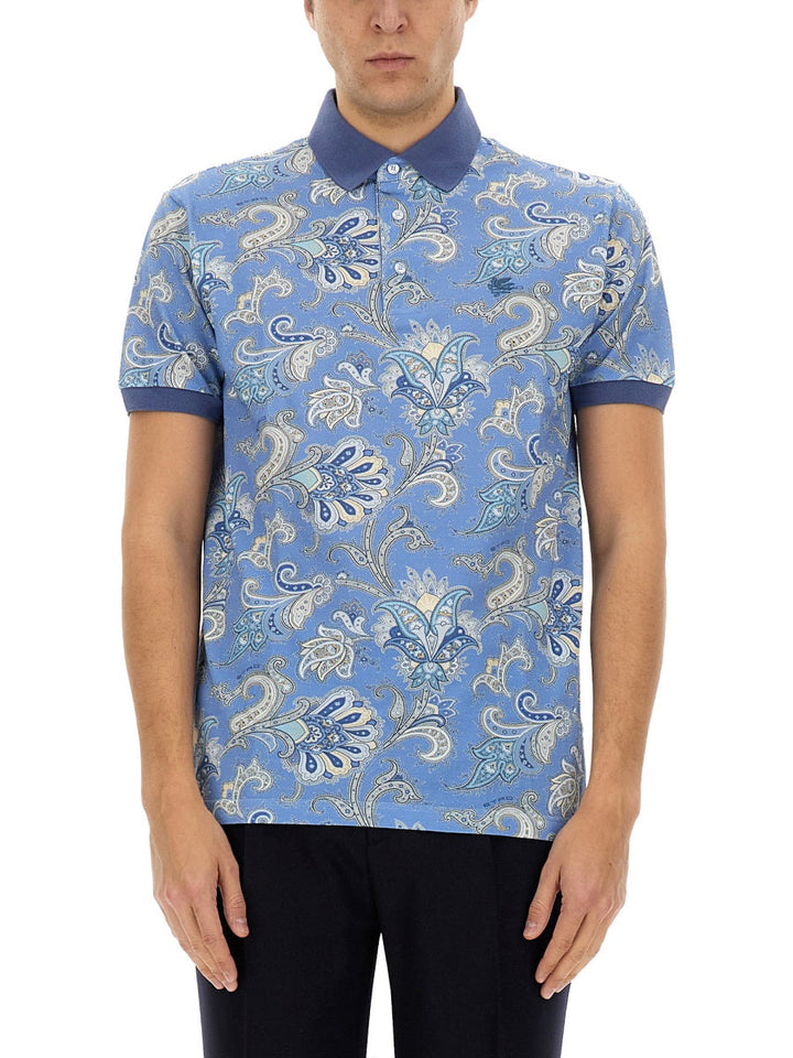 Etro Men Polo Shirt With Print