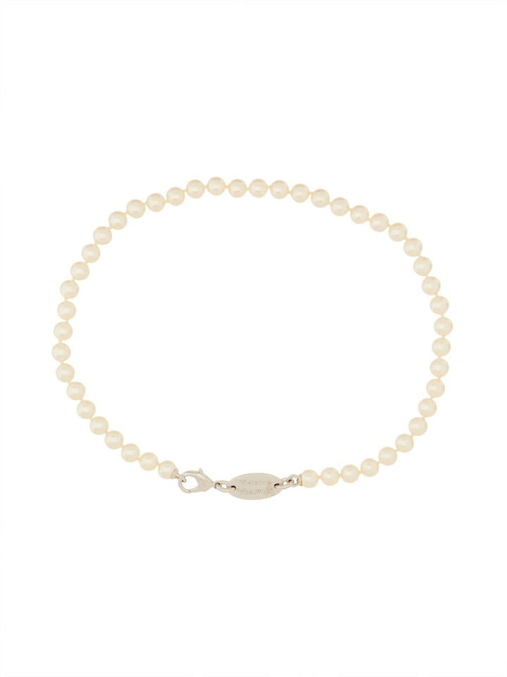 Vivienne Westwood Women "Stuart" Necklace With Swarowski Pearls