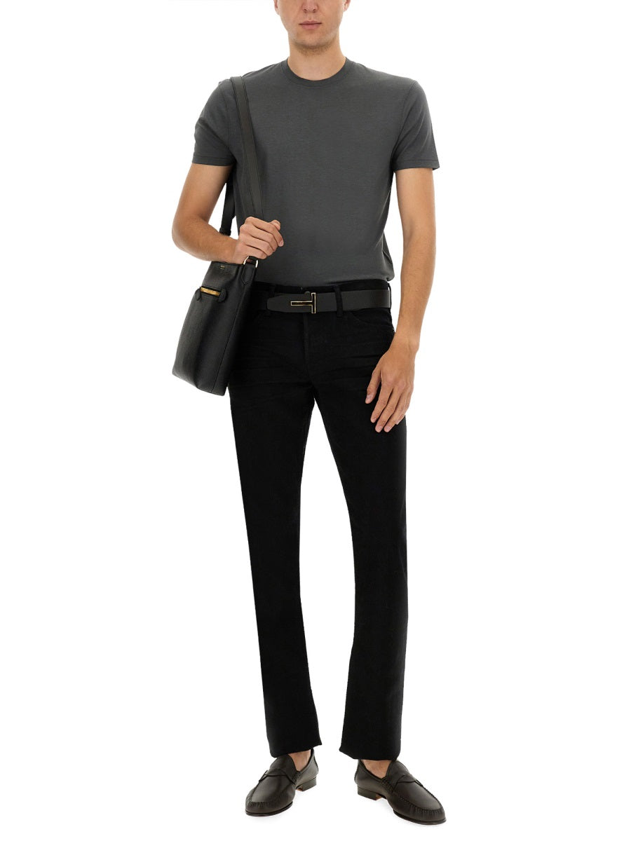 Tom Ford Men Regular Fit T-Shirt
