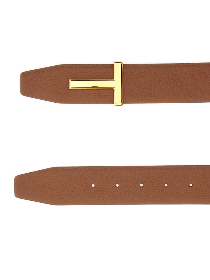 Tom Ford Men Reversible Leather Belt