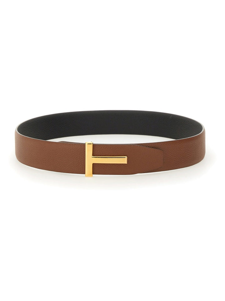 Tom Ford Men Reversible Leather Belt