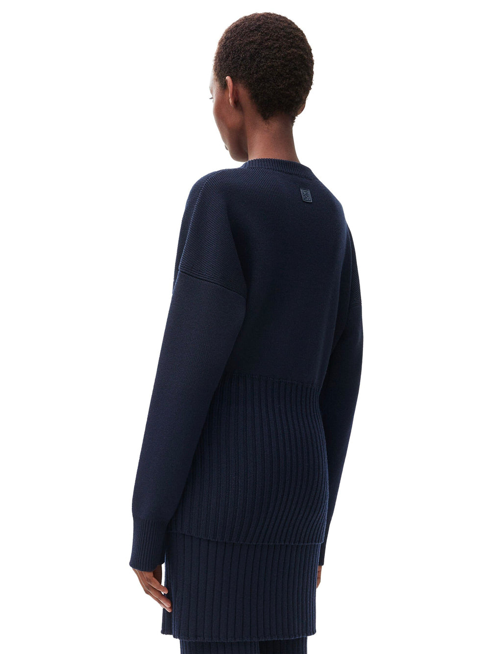 Loewe Women Ribbed Wool Long Sweater