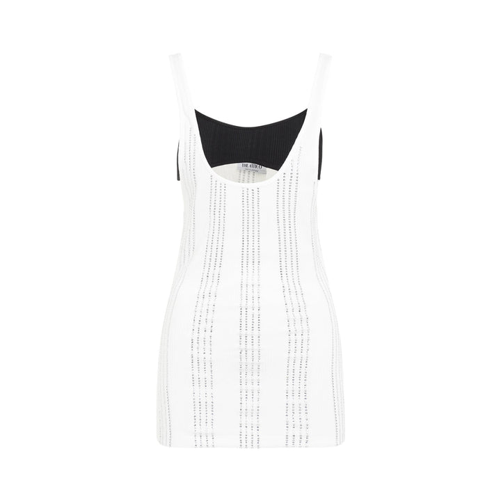 The Attico Flat Ribbed Jersey Tank Top Women