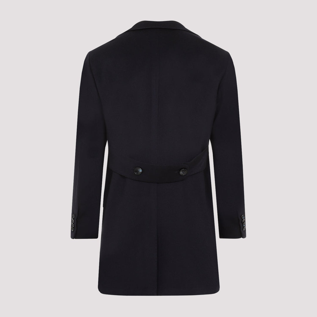 Kiton Luca Caban Coat Men