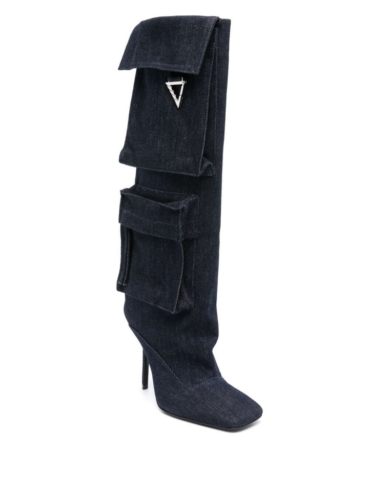 The Attico Women Sienna Tube Boots 105Mm Heels