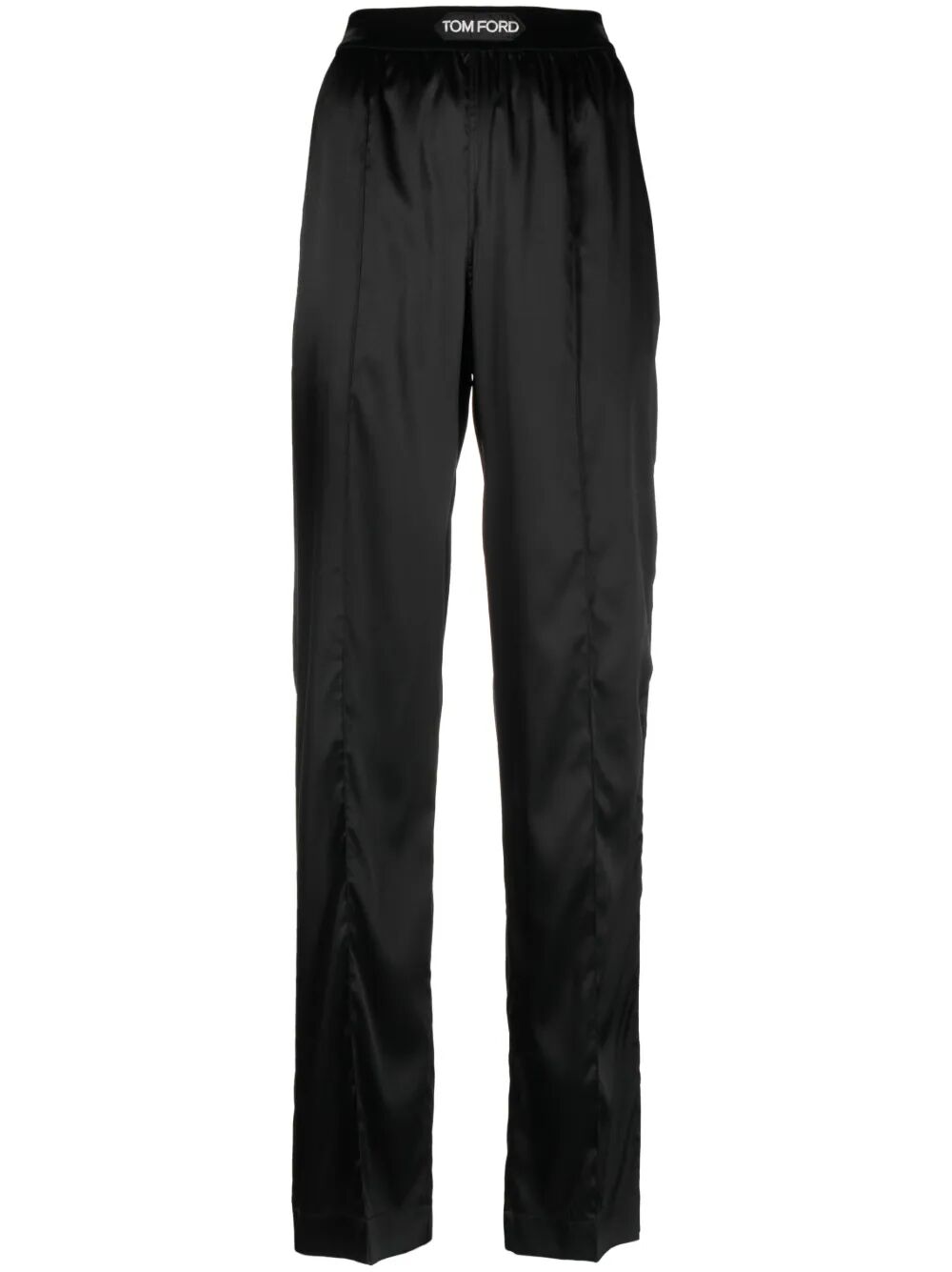 Tom Ford Women Stretch Silk Satin Pijamas Trousers