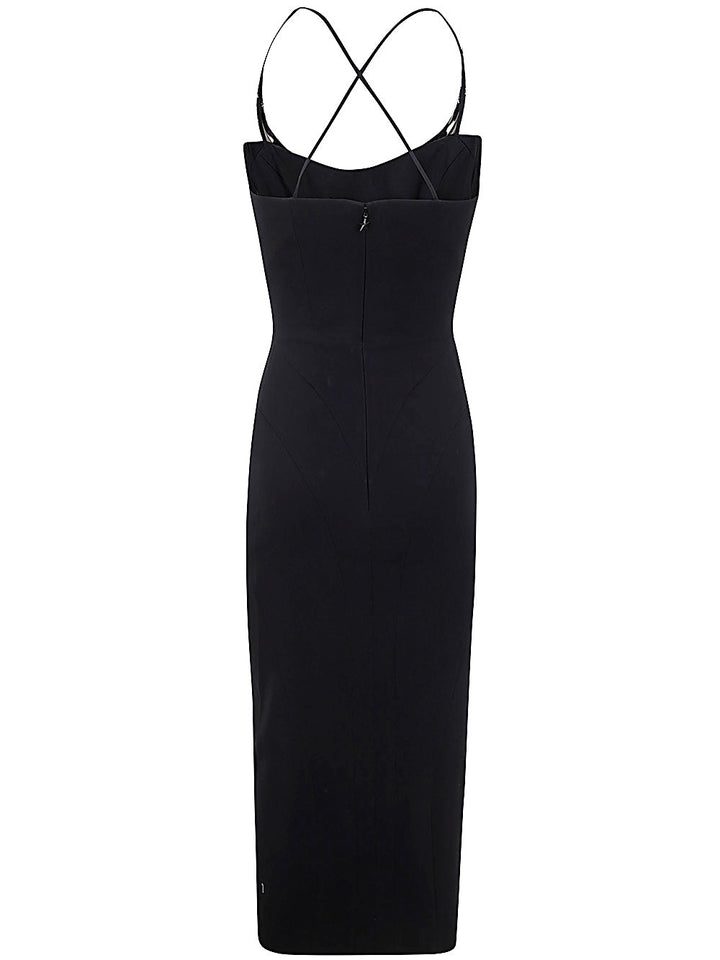 Mugler Women Ro1628 Midi Dress