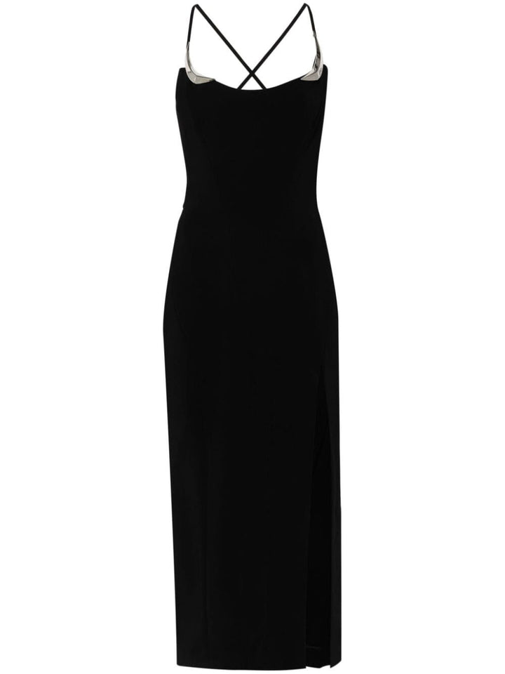 Mugler Women Ro1628 Midi Dress