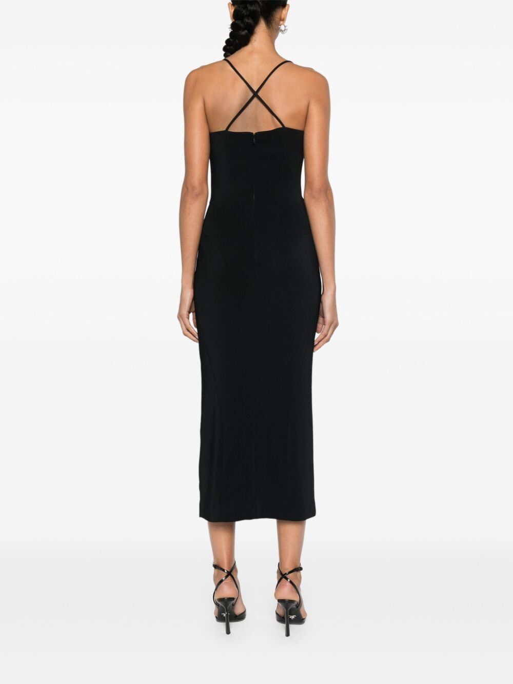 Mugler Women Ro1628 Midi Dress