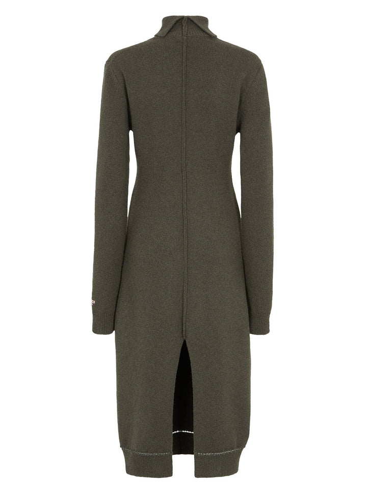 Fendi Women High Neck Cashmere Midi Dress