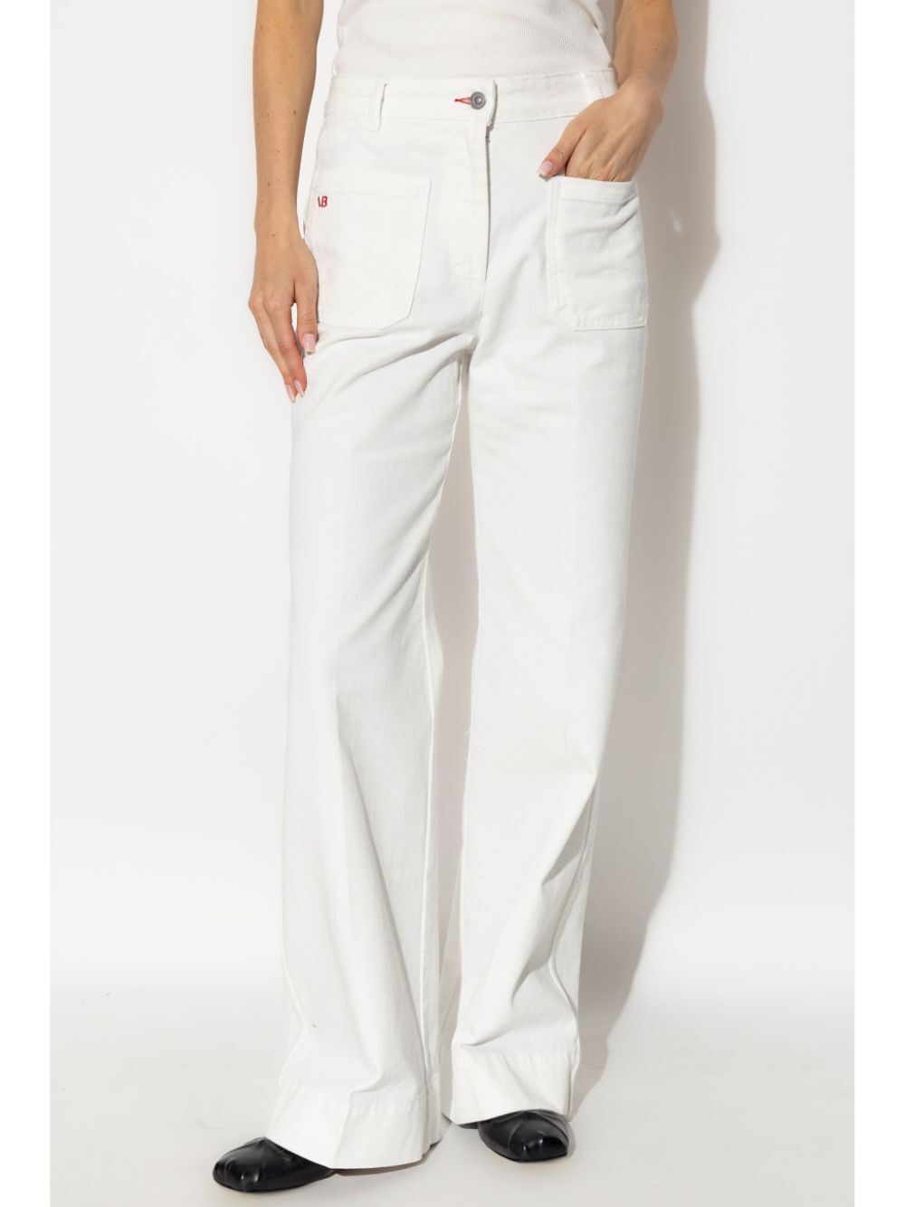 Victoria Beckham Women Alina High-Waisted And Flared Leg Jeans