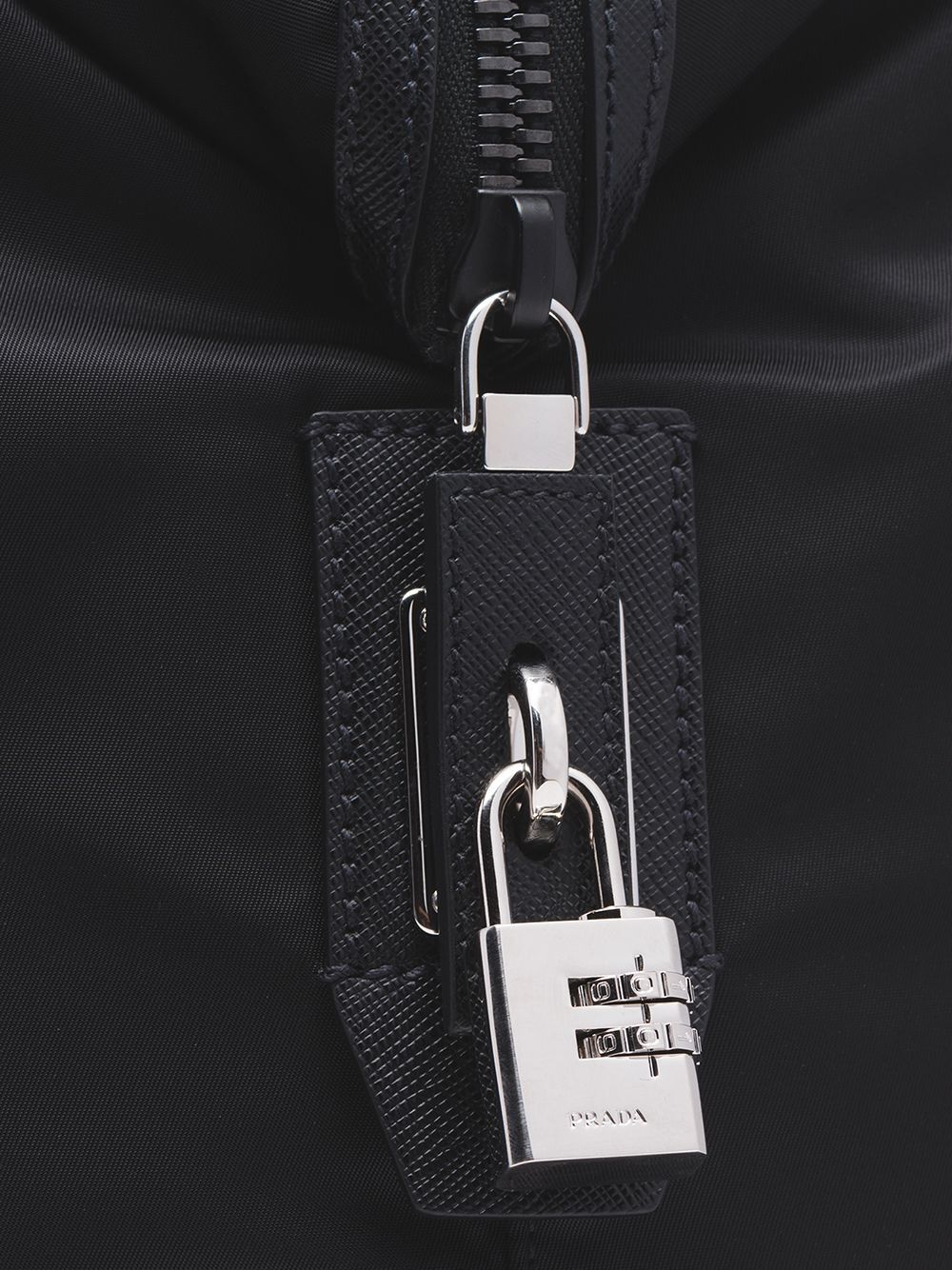 Prada Men Re-Nylon And Saffiano Leather Duffle Bag