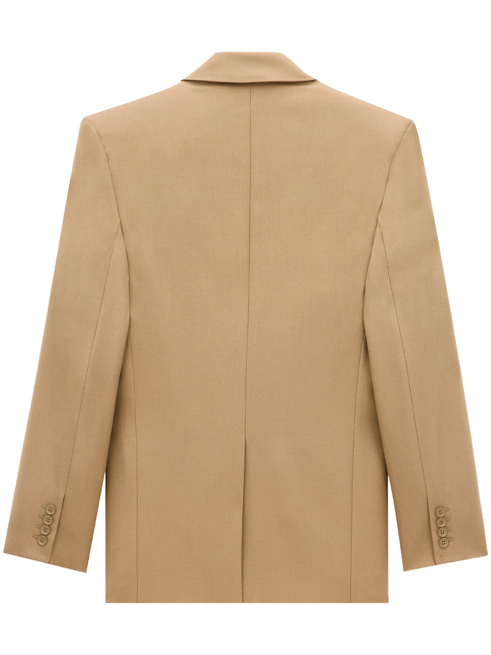 Saint Laurent Men Wool Gabardine Single-Breasted Jacket