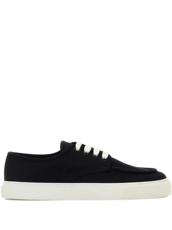 Prada Men Canvas Lace-Up Sneakers