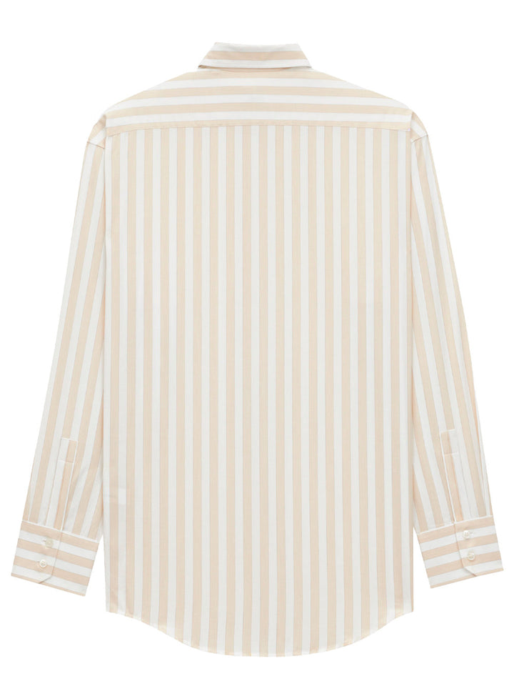 Saint Laurent Women Striped Cotton Cassandre Shirt