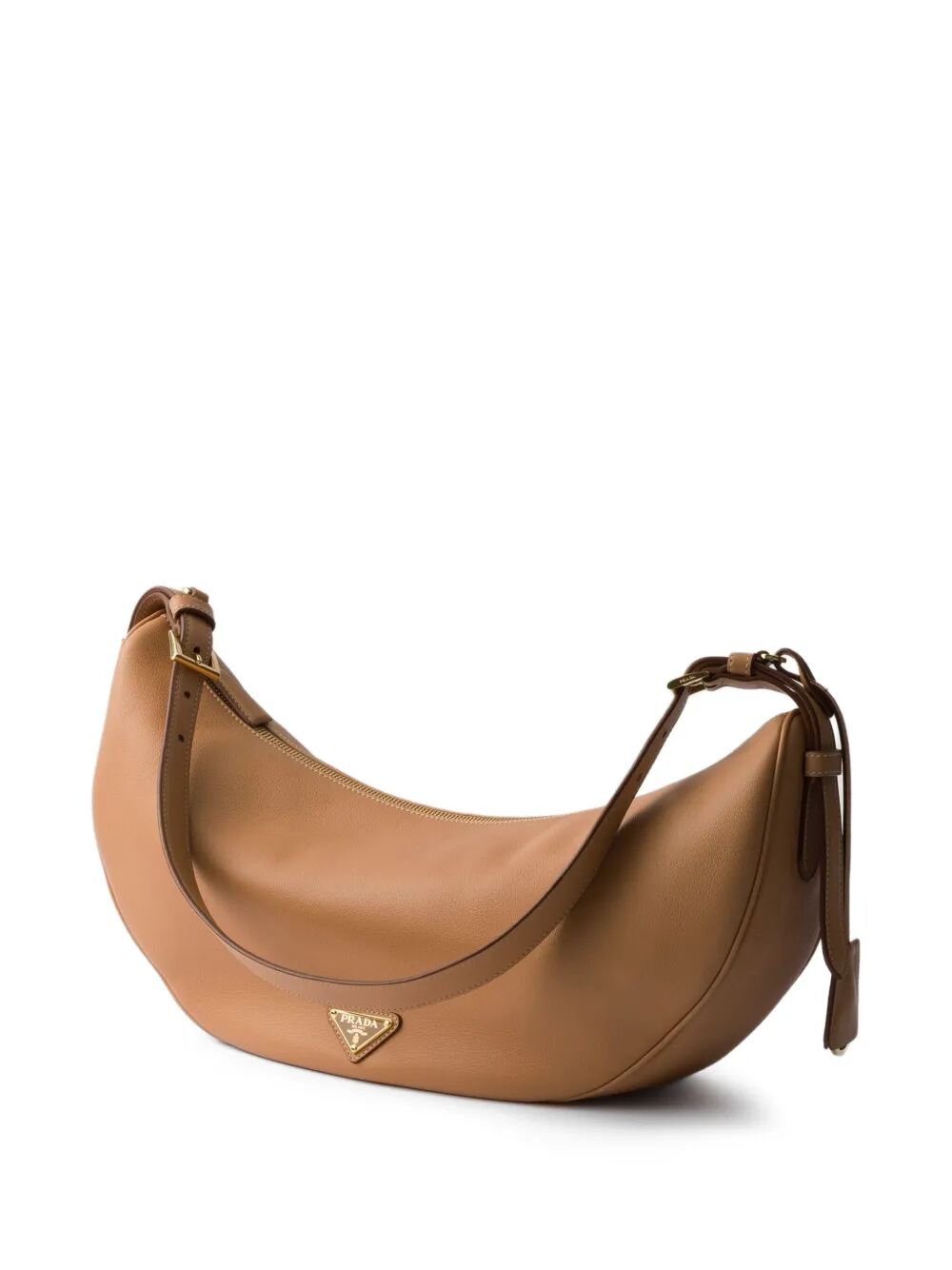 Prada Women Prada Demi-Lune Large Leather Shoulder Bag