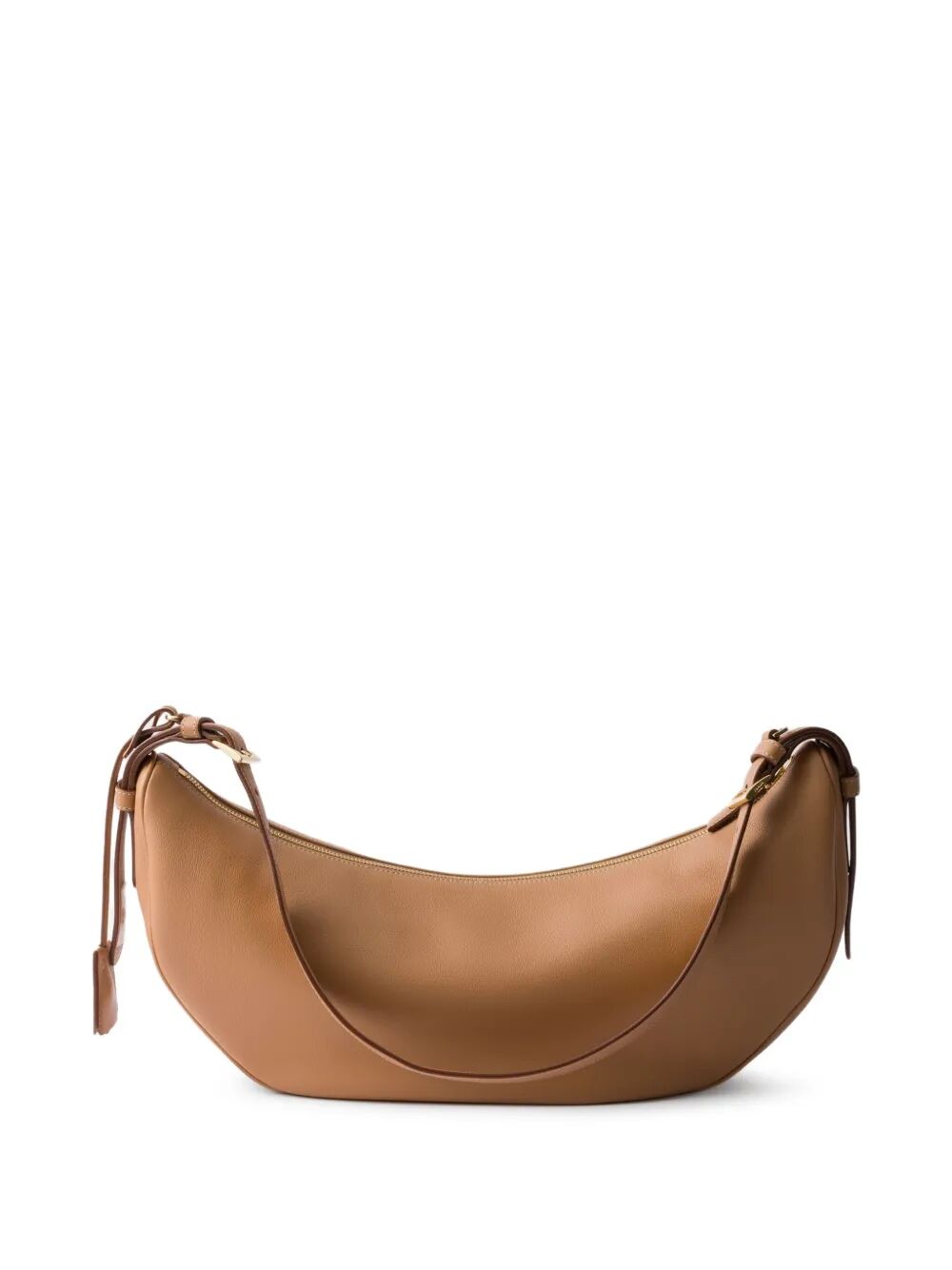 Prada Women Prada Demi-Lune Large Leather Shoulder Bag