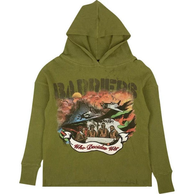Who Decides War x Barriers NY Tuskegee Hoodie 'Green'