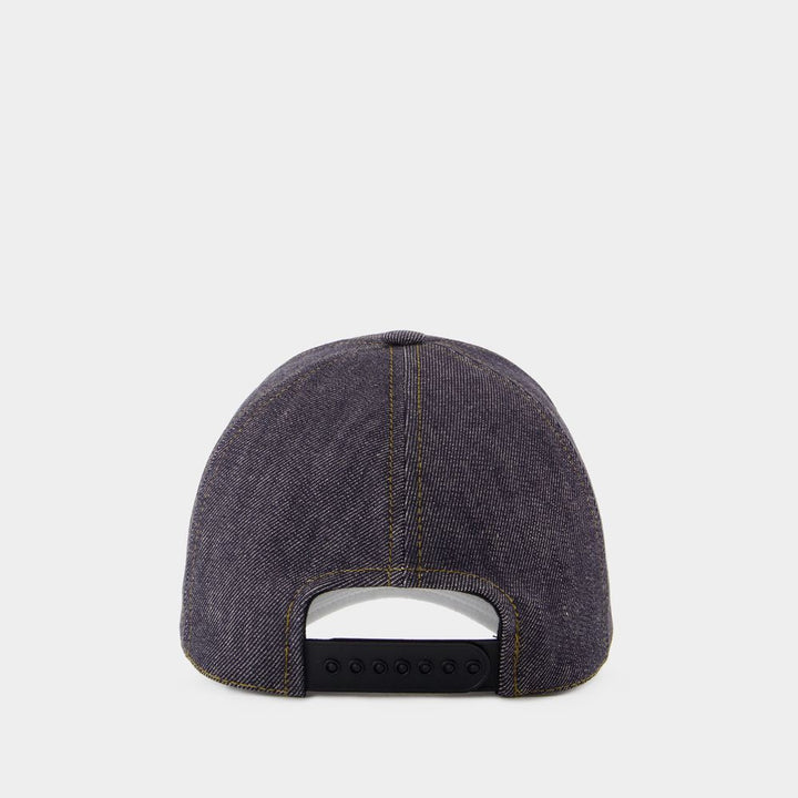 COURREGÈS Signature Denim Cap for Men - Spring/Summer 2025