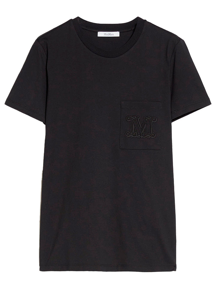 Max Mara Women M Monogram Cotton Jersey T-Shirt
