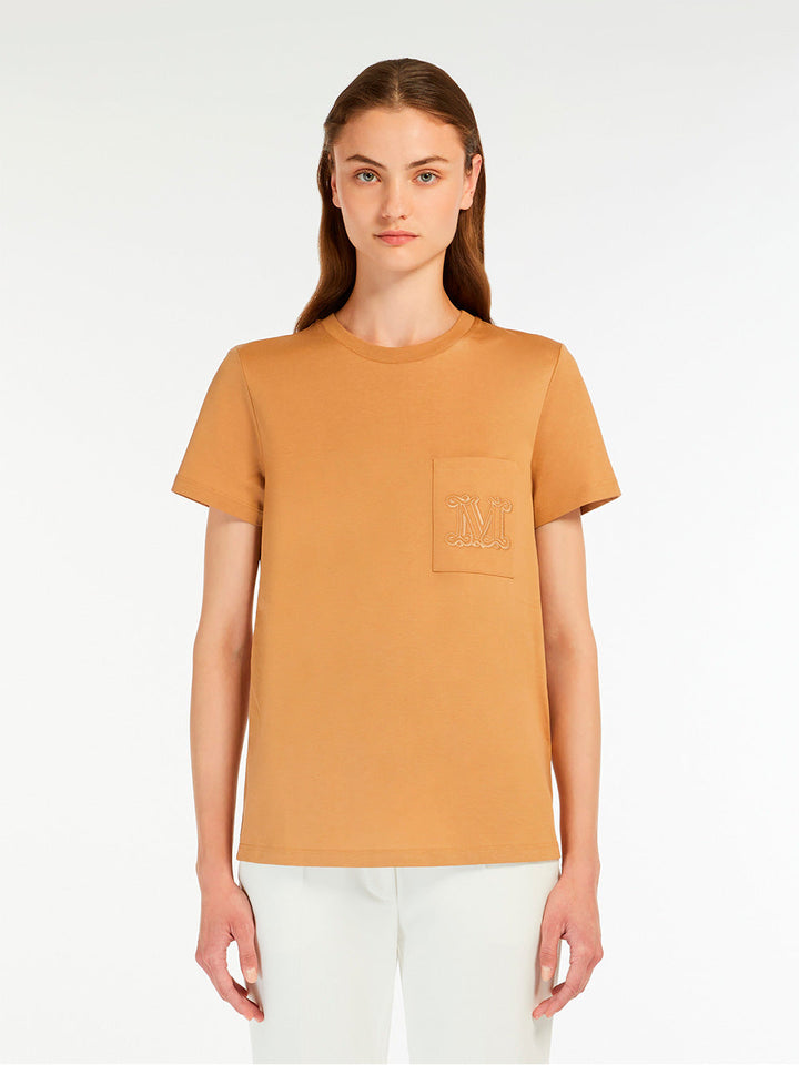 Max Mara Women M Monogram Cotton Jersey T-Shirt