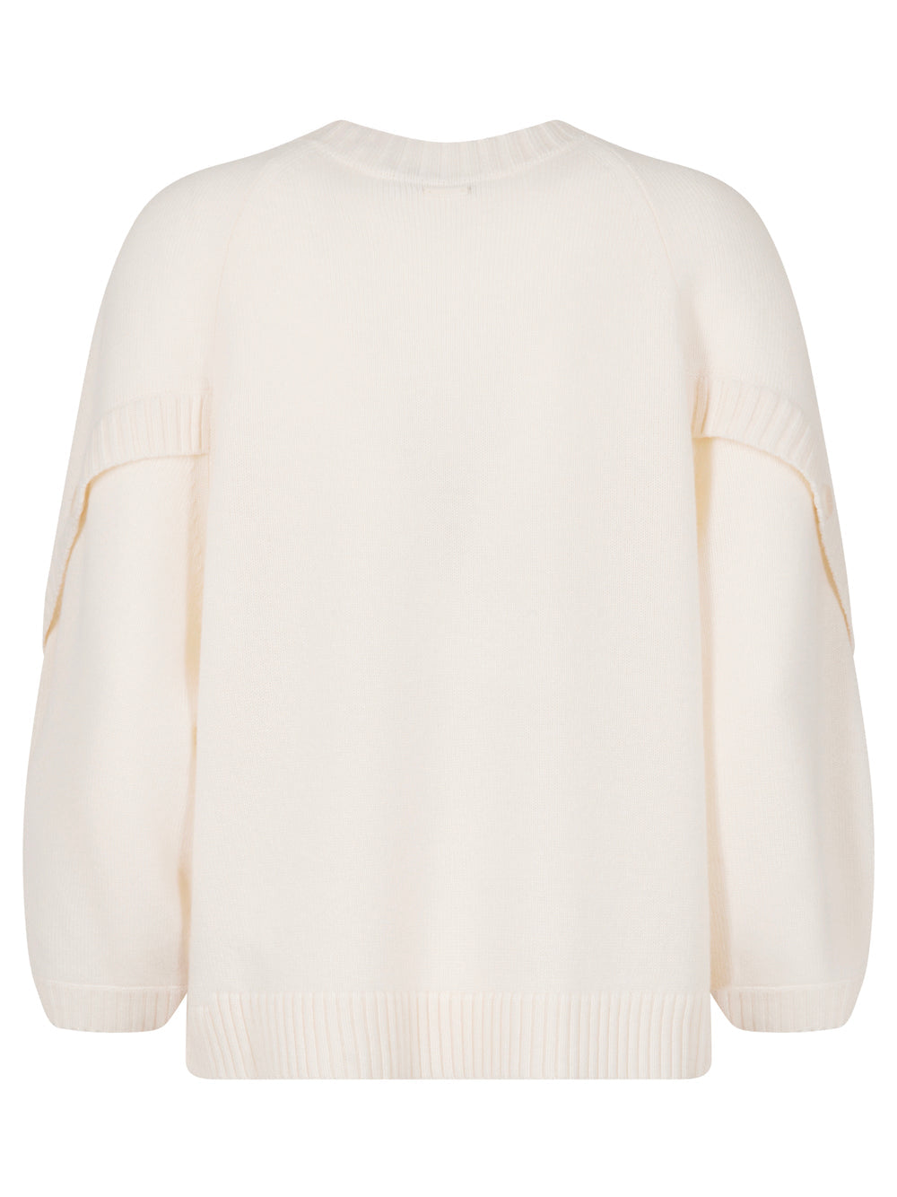 Max Mara Women Crossover Detail Oversized Wool And Cashmere Sweater