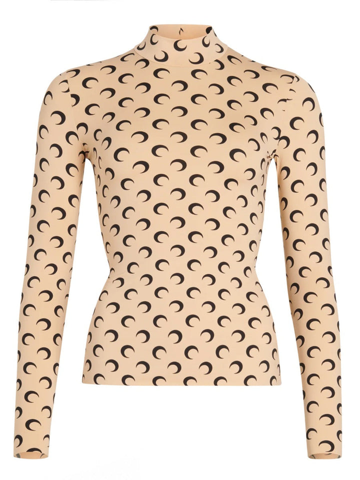 Marine Serre Women T-Shirt "Moon"