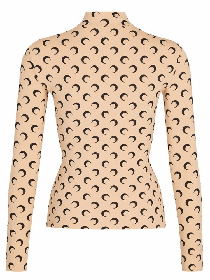 Marine Serre Women T-Shirt "Moon"